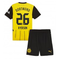 Fotbalové Dres Borussia Dortmund Julian Ryerson #26 Dětské Domácí 2024-25 Krátký Rukáv (+ trenýrky)